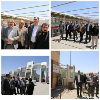 بازدید رئیس ستاد اربعین وزارت نیرو از پروژه آبرسانی مرز باشماق