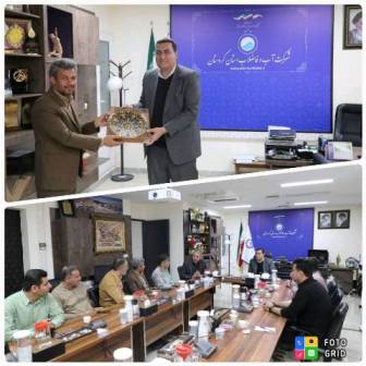 نشست اعضای هیئت مدیره خانه مطبوعات کردستان با مدیرعامل شرکت آبفا استان